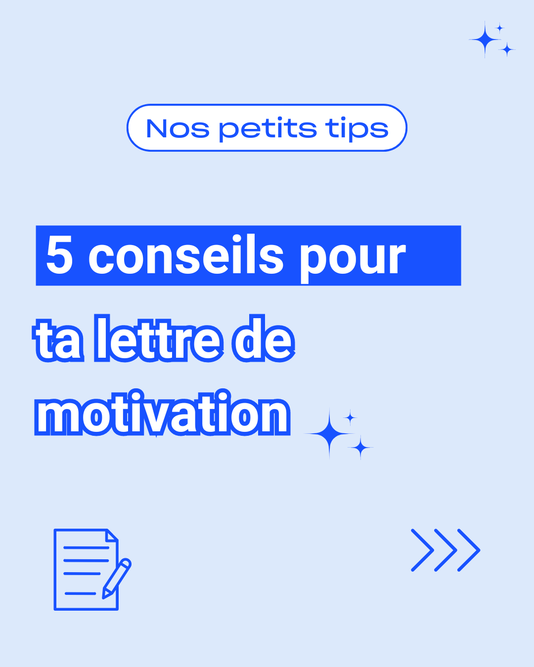 Conseils rediger lettre motivation Campus des écoles 1